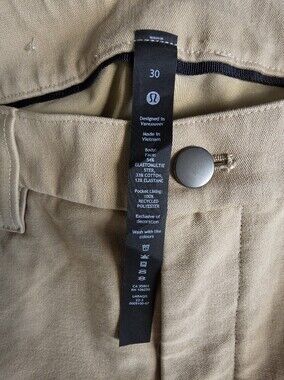 lululemon athletica Men's Tan Casual Pants